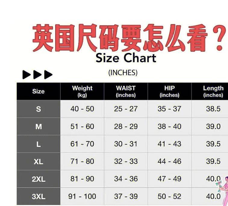 国产尺码和欧洲尺码表对比国产尺码与欧洲尺码表对比分析-第2张图片