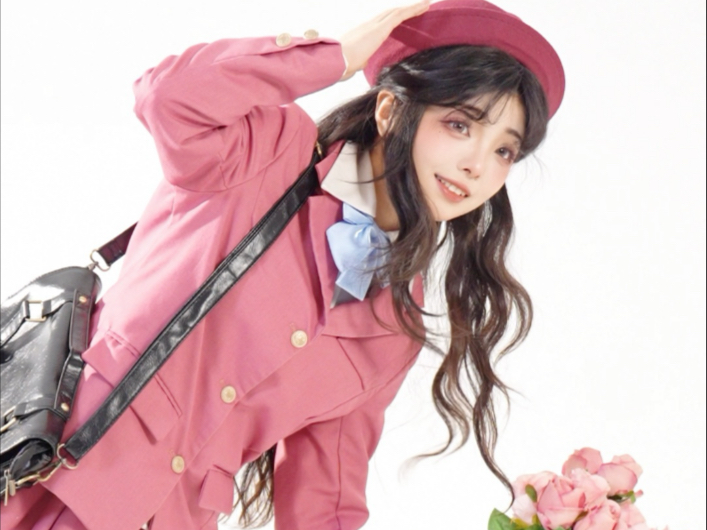 jk服装粉色探索COS文化中的粉色JK制服与白内之谜-第3张图片