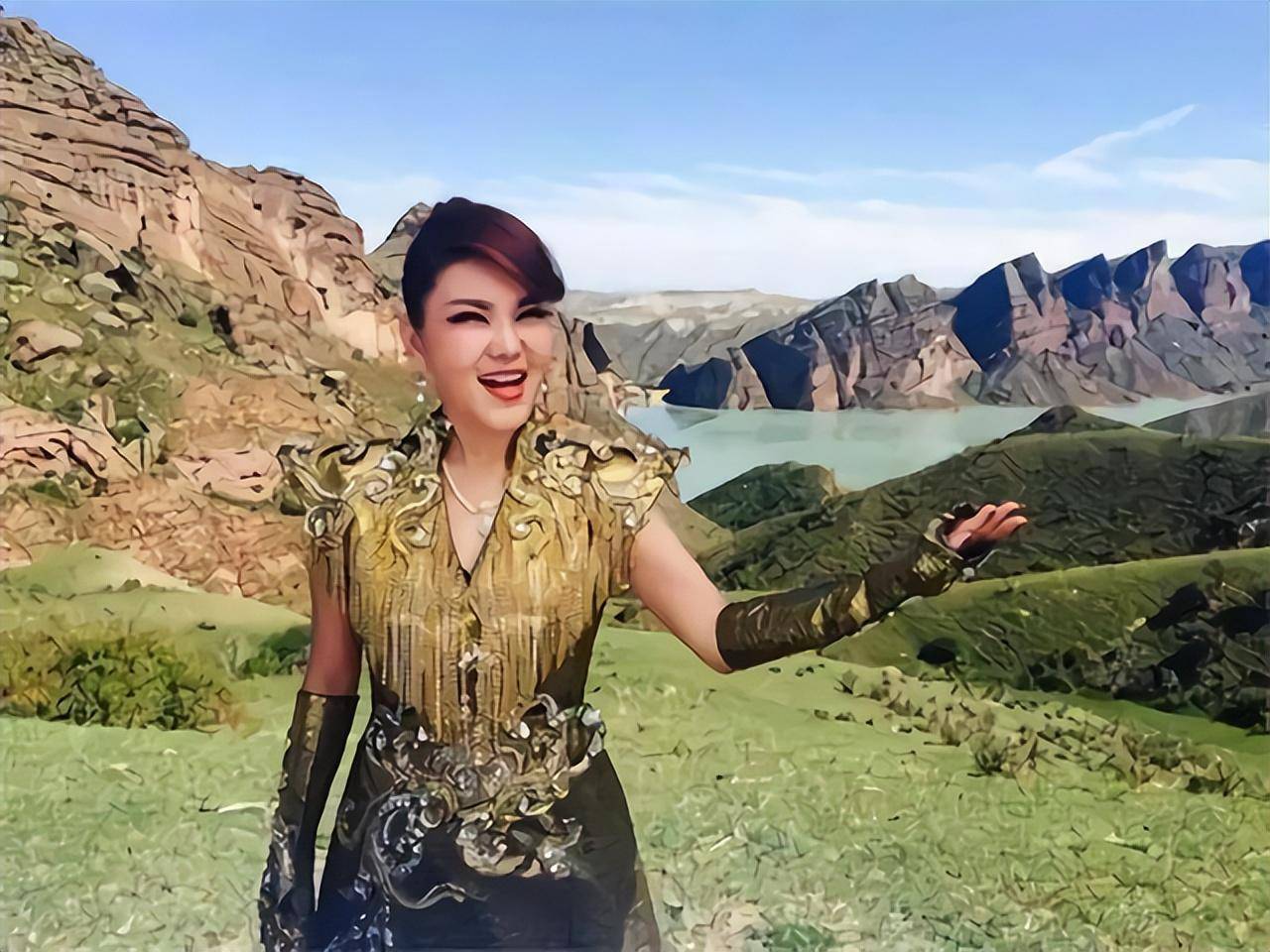 乌兰图雅漂亮吗?乌兰图雅裸妆照片，美丽背后的真实风采