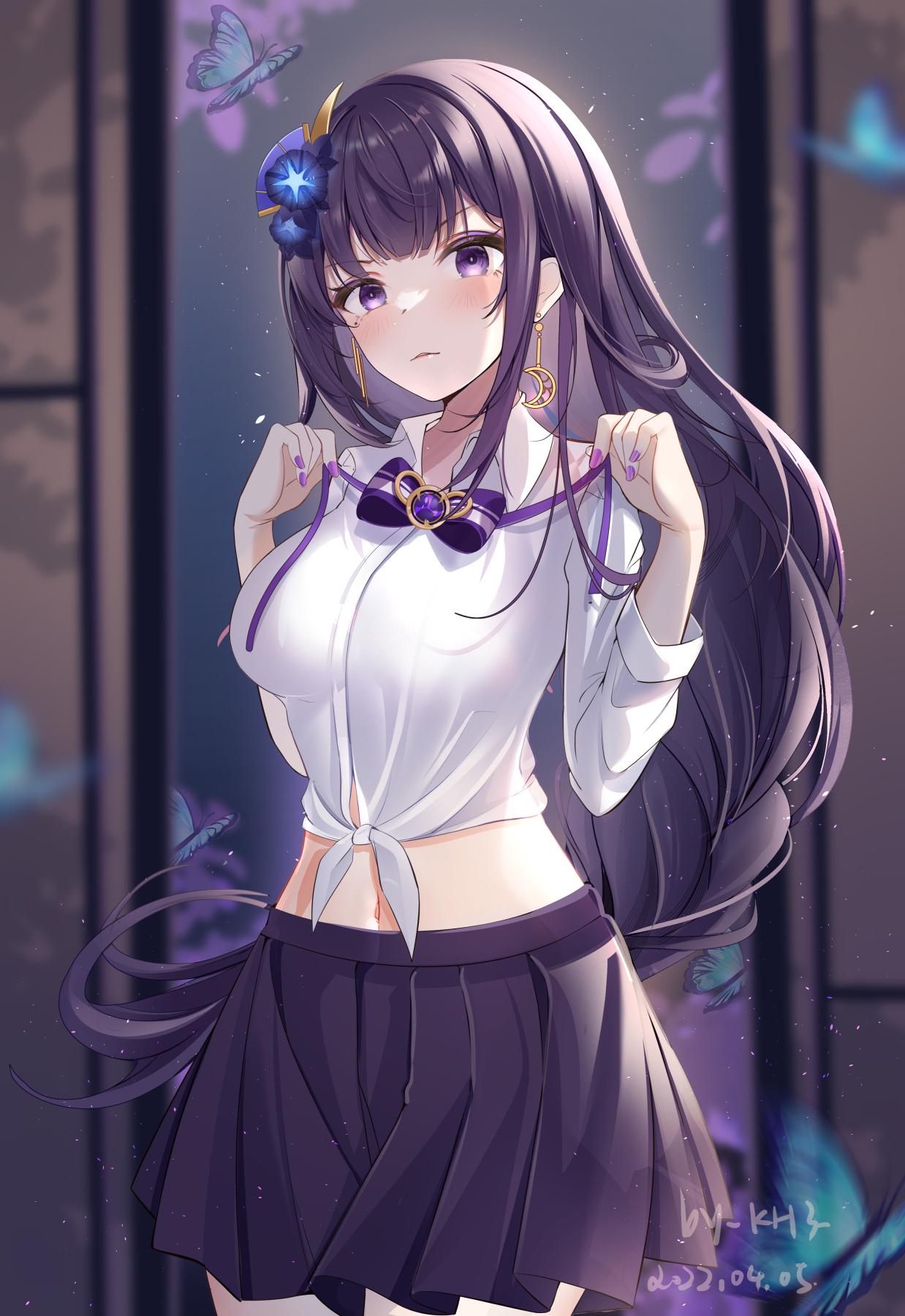 原神雷电将军掀开衣服看副乳欧美动漫在线观看原神角色解析，雷电将军的独特魅力与其副乳的神秘之美-第1张图片