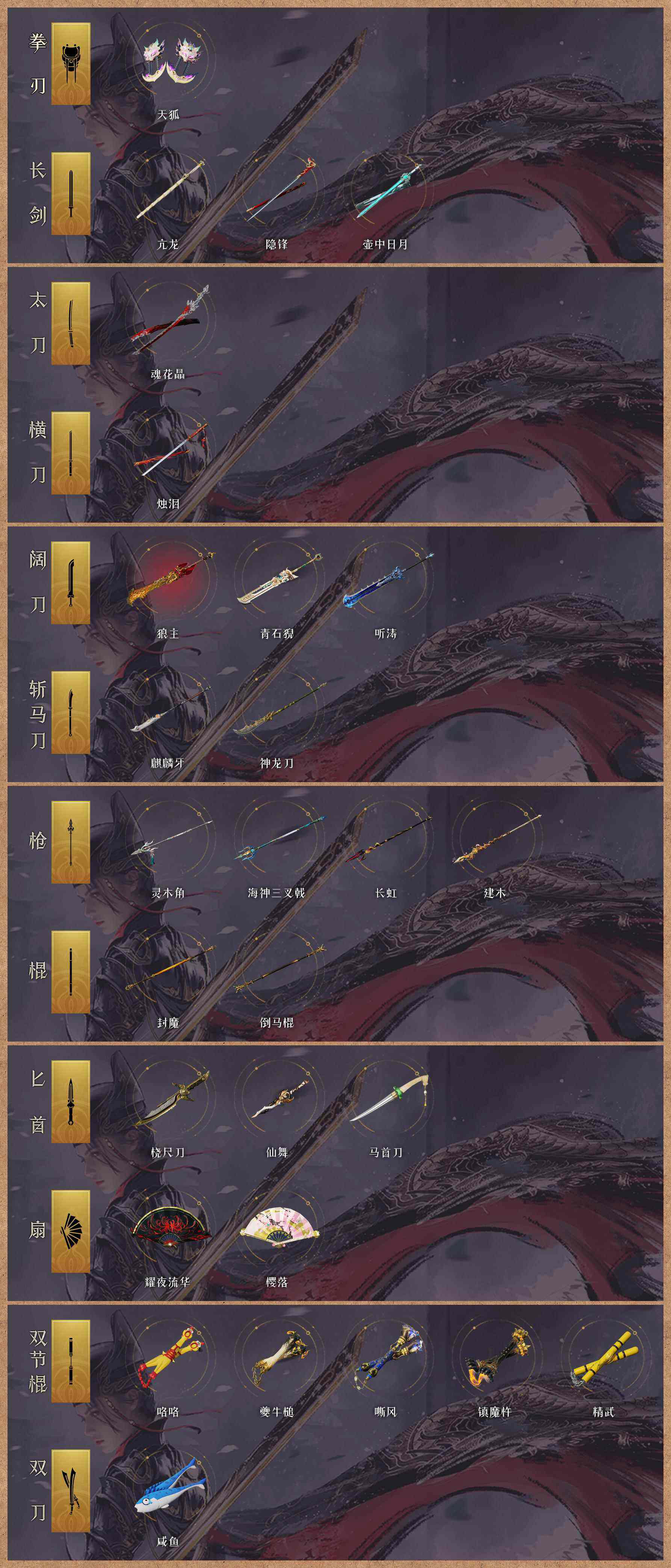 暗帝用什么武器太刀还是短剑?暗帝的武器选择