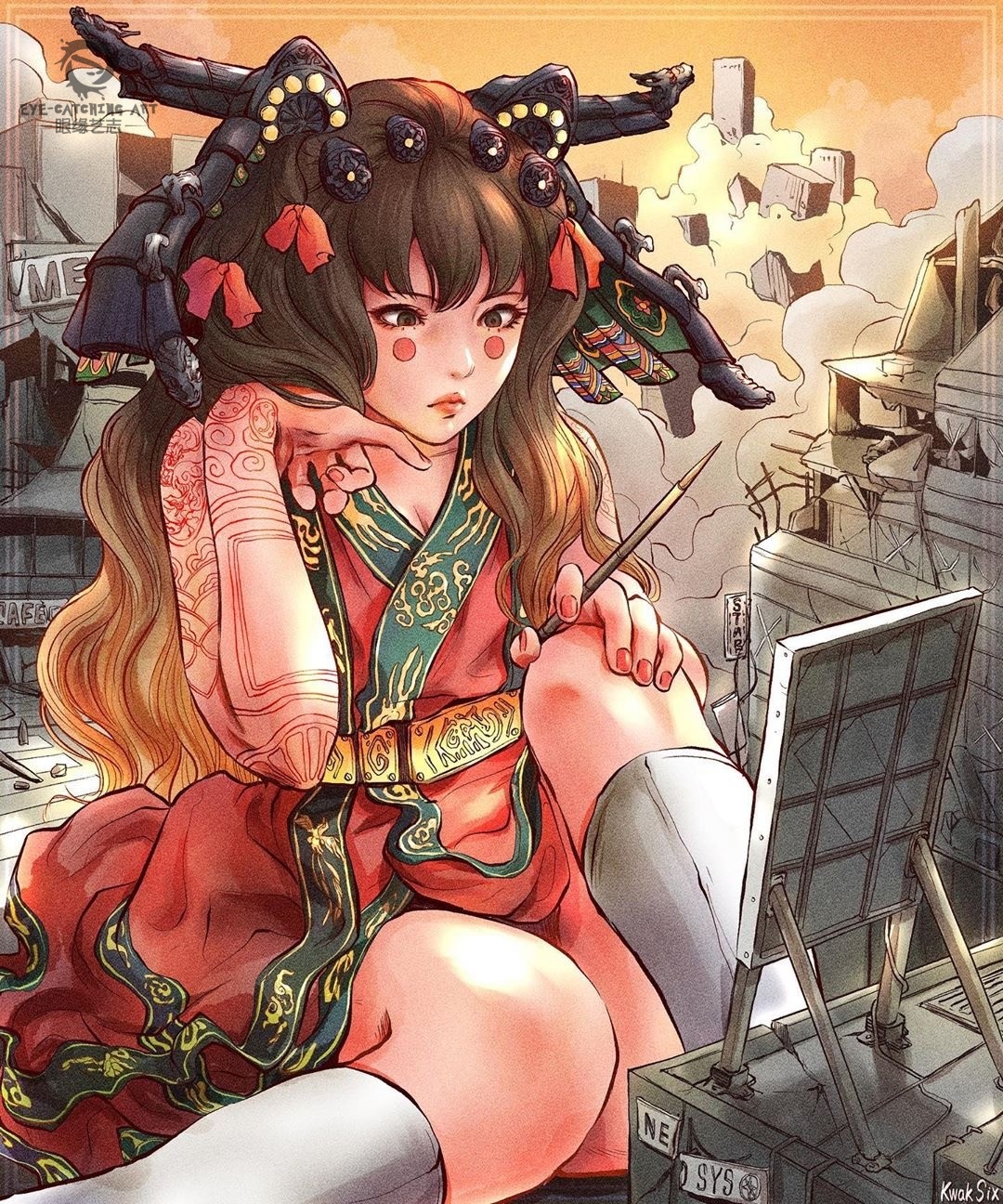 兵器少女，科技与情感的交织